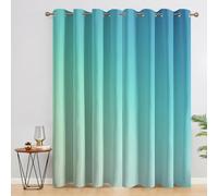 Gradient 54" Grommet Drapes 2 Panels Set for Living Room & Bedroom Ultimate Light Control & Privacy Window Treatment.