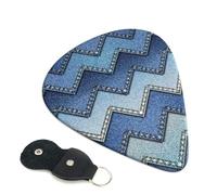 Gradient Blue Denim Guitar Pickfor Pickups For Acoustic Electric Guitar Bass Ukulele