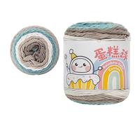 Gradient Cake Yarn Rainbow Cotton Crochet Scarf Multicolor Soft Blanket Shawl Hat Crochet Gradient Cake Multicolor Fairy Land Rainbow