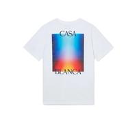 Gradient Casa Logo T-Shirt White - male - Casablanca - T-Shirts - White - M - Tops M