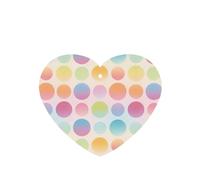 Gradient Circle Grid Print 4Pcs Lavender Scent Hanging Lightweight Car Scent for Car Bedroom Wardrobe Bathroom