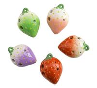Gradient Color Creative 6hole Ceramic Ocarina C Key Beginner(2)