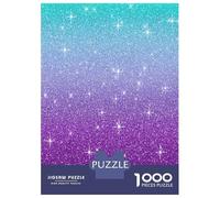 Gradient Color Glitter Jigsaw Puzzle for Adults 1000 Piece Paper Star Pattern Family Relaxation 70x50cm/1000pcs