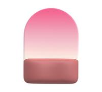 Gradient Color Half Round Mousepad Memory Foam Cushioned Wrist Rest Anti Fatigue Slip Proof Rubber Base For Computer Desk Slip Proof Mousepad