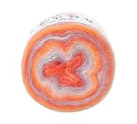 Gradient Color Knitting Thread Mohair Fibre Wool Yarn Weaving for Scarf Sweater Crochet Roving Roving for Needle Felting