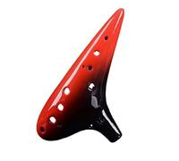 Gradient Color Ocarina 12 Hole Alto AC Handmade Ceramic Beginner