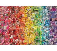 Gradient Color Small Objects-1500 Piece Jigsaw Puzzles For Positive Thinking, Party Entertainment, Family Interactive Fun Jigsaw Puzzles, Adult Entertainment Toys