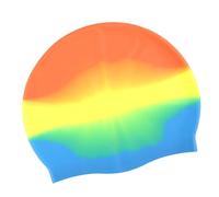 Gradient Color Swimming Hat Swim Caps Silicone Swim Diving Bathing Beach Pool Silicone Bathing