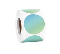 Gradient Colored Dot Marking Stickers 500 Pack 1 Inch Round Labels