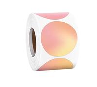 Gradient Colored Dot Marking Stickers 500 Pack 1 Inch Round Labels