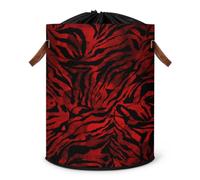 Gradient Colorful Zebra Skin Laundry Hamper Large Laundry Basket Zebra Pattern Foldable Clothe Hamper Storage Organizer Bin with Drawstring Lid Boxes for Bedroom Bathroom Room