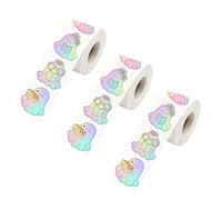 Gradient Decorative Stickers, ZH103 | On a Continuous Roll, Die-Cut Paper Labels with Glossy Finish for Cards, Journals & Envelopes