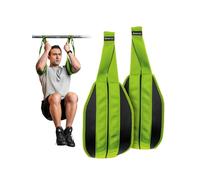 Gradient Fitness Hanging Ab Straps (2 pack), Pull Up Straps, Ab Destroyer, Ab Straps for Pull Up Bar, Ab Sling Straps, Workout Straps (Green)