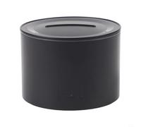 Gradient Flame Humidifier with Colorful LED Lamp & Essential Oil Diffuser, 160mL Auto Shut-Off for Dry Protection, Quiet 20-40dB Operat(Black)