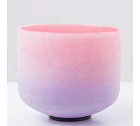 Gradient Frosted Crystal Singing Bowl, Easy To Play 8-12 Inch Music Bowl, Suitable for Bathing, Meditation, Yoga, Musical Instruments, Zen,10 Inches