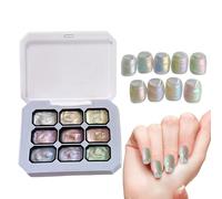 Gradient Gel Palette, Nail Painting Tool, Medium Size for Beauty Utility, 9 Colors Patting Feature, Home Utility Category, Salon Travel Party Spa Studio Beginners Women Girls