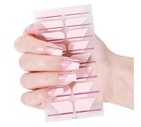 Gradient Gels Nails Stickers French Tips Polish Stripes Manicure High Gloss Wraps Graduates Nails Polish Wrap