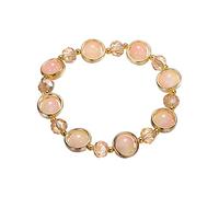 Gradient Glass Bracelet Coloured Glaze Bracelet String For The Girl'S Classmates And Friends Leather Valentine Earrings (E, A)
