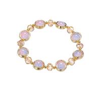 Gradient Glass Bracelet Coloured Glaze Bracelet String For The Girl'S Classmates And Friends Watch Bracelet Set (F, A)