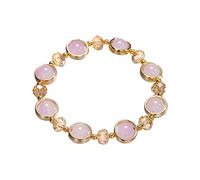 Gradient Glass Bracelet Coloured Glaze Bracelet String For The Girl'S Classmates And Friends Watch Bracelet Set (G, A)