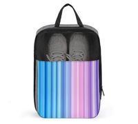 Gradient Light Blue Purple Pink Shoe Bag for Travel Daily Use Anti-dust Storage Carrier Golf Shoe Pouch