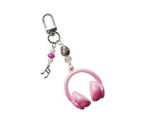 Gradient Music Theme Keychain Backpack, Sturdy Acrylic Alloy Design for Keys or Phones, Detachable Carabiner Clip for Colorful Music Accessories Keyring, フリーサイズ