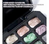 Gradient Painting Gel-2.6g 9-color Palette Beetles Gel Nail Polishes|ge L Polish Kit Soak Off, Ideal For Both Home Use And Professional Salon Applications