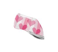 Gradient Pink Heart Pattern Golf Blade Putter Cover Premium Club Iron Headcover for Golfer Men Women