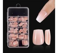 Gradient Press On Nails Short Coffin Press On Nails Square Shape For Elegant Decorations