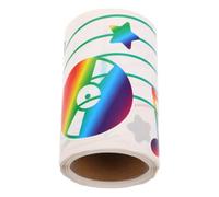 Gradient Rainbow Musical Bulletin Board Borders with Strong Adhesive | Copper Plate Sticker, Music Note Patterns and Records Motif, for Bulletin Boards, Walls, Office