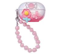 Gradient Rose Flower Decoration Pattern Protective Cover Accessories Case for Huawei FreeBuds Pro 2