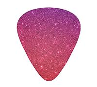 Gradient Sequin Sparkle Advanced guitar pick 12 pieces Three thicknesses for bass, electric guitar, acoustic guitar bag