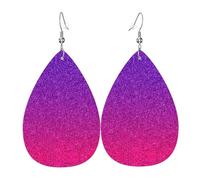Gradient Sequin Sparkle Holiday Earrings For Women, Festive Star Drop Earrings, Chic Dangle Jewelry For Celebrations