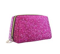 Gradient Sequin Sparkle Print Makeup Bag Portable Versatile Toiletry Bag Large Capacity Cosmetic Bag for Women