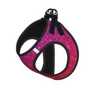 Gradient Sequin Sparkle Printing Dog Summer Harness,Soft Light Puppy Vest,Breathable Pet Harness Reflective For Easy Walking