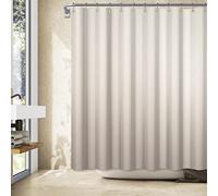 Gradient Shower Curtain Set 60x72 inches Waterproof Polyester Waffle Textured Heavy Duty Fabric Ideal for Bathroom & RV Use Stylish Mountain Design Easy to Clean