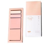 Gradient Sticky Notes 100 Sheets, Tear-Resistant Paper, Pocket Box, Student Memo Note Pad