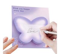 Gradient Sticky Notes - Color Note Pad Planner Special-Shape Adhesive Stationery for Kids | 7.7x8.6cm Paper Material | Reminders Thoughts Ideas Message Home School Office Portable Practical Tool