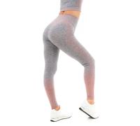 GRADIENT STRIPE SEAMLESS LEGGINGS - L