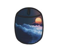 Gradient sunrise 1 PC Printed multi-functional oven silicone pot mat (1/2 pack), suitable for women and men barbecue baking