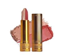 Gradient three-color eyeshadow stick, waterproof and long-lasting two-color eyeshadow, retractable and portable, one-step to create a shiny makeup, smooth and smudged