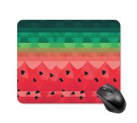 Gradient Watermelon Mouse Pad Square Laptop Mouse Mat Cute Computer Mousepad Keyboard Pad Non-Slip Desk Pads for Gaming Office Work Home 20 * 25cm