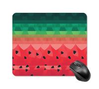 Gradient Watermelon Mouse Pad Square Laptop Mouse Mat Cute Computer Mousepad Keyboard Pad Non-Slip Desk Pads for Gaming Office Work Home 25 * 30cm