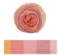 Gradient Wool, 100g/193m Gradient Crochet Yarn, Cotton Crochet Yarn, Super Soft Colored Knitting Wool for Sweaters, Hats, Scarves and Blankets (Color #20)
