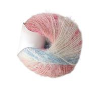 Gradient Yarn - Wool Acrylic, 2 x 100g Long Pile Thread with Smooth Pull, Beginner Crochet Yarn for Hobbyists Quilting Projects Embroidery Work Fabric Repair Scarf Making Art Creation, Versatile