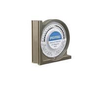 Gradienter High Precision Angle Gauge Portable Leveling Tool | Metal Construction Woodworking DIY Project Measurement(Gray Square Magnetic)