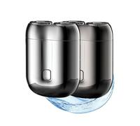 Gradientiscolor 2025 New Upgrade Pocket Shaver USB Mini Shavers, Gradientis Color Mini Electric Shavers for Men, Wet and Dry, Waterproof Razor Trimmer (Gray+Silver)