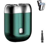 Gradientiscolor 2025 New Upgrade Pocket Shaver USB Mini Shavers,Wet and Dry Use Electric Razor,Floating 4d Shaving Head for Precision,Mini Electric Shavers for Men (Green)