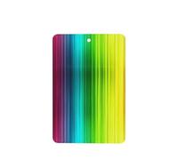 Gradients Horizontal Rainbow Stripes Car Air Freshener | 4 Pcs Hanging Scented Cards Fragrance Scented Cards For Car