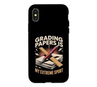 Grading Papers Is My Extreme Sport Teacher Teaching Case for iPhone X/XS